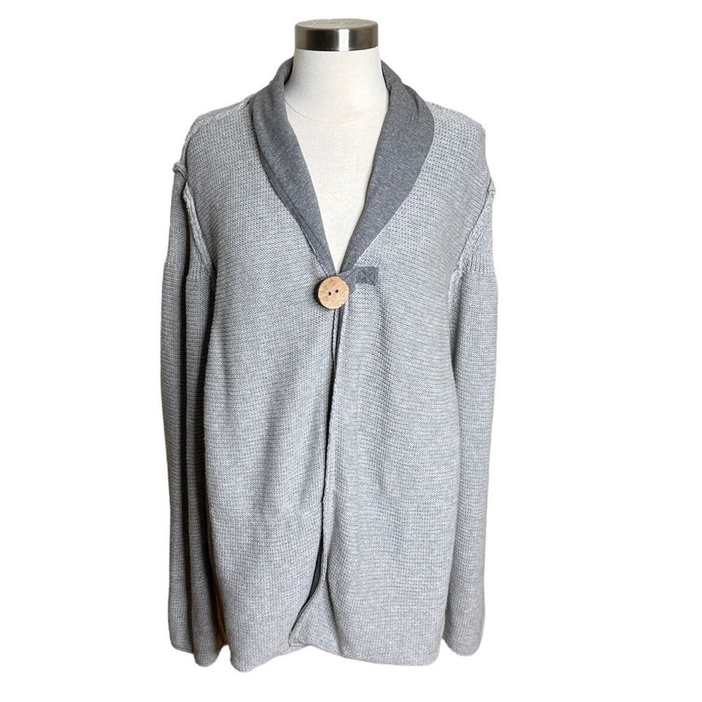 Habitat Gray Knit Cardigan Size XL